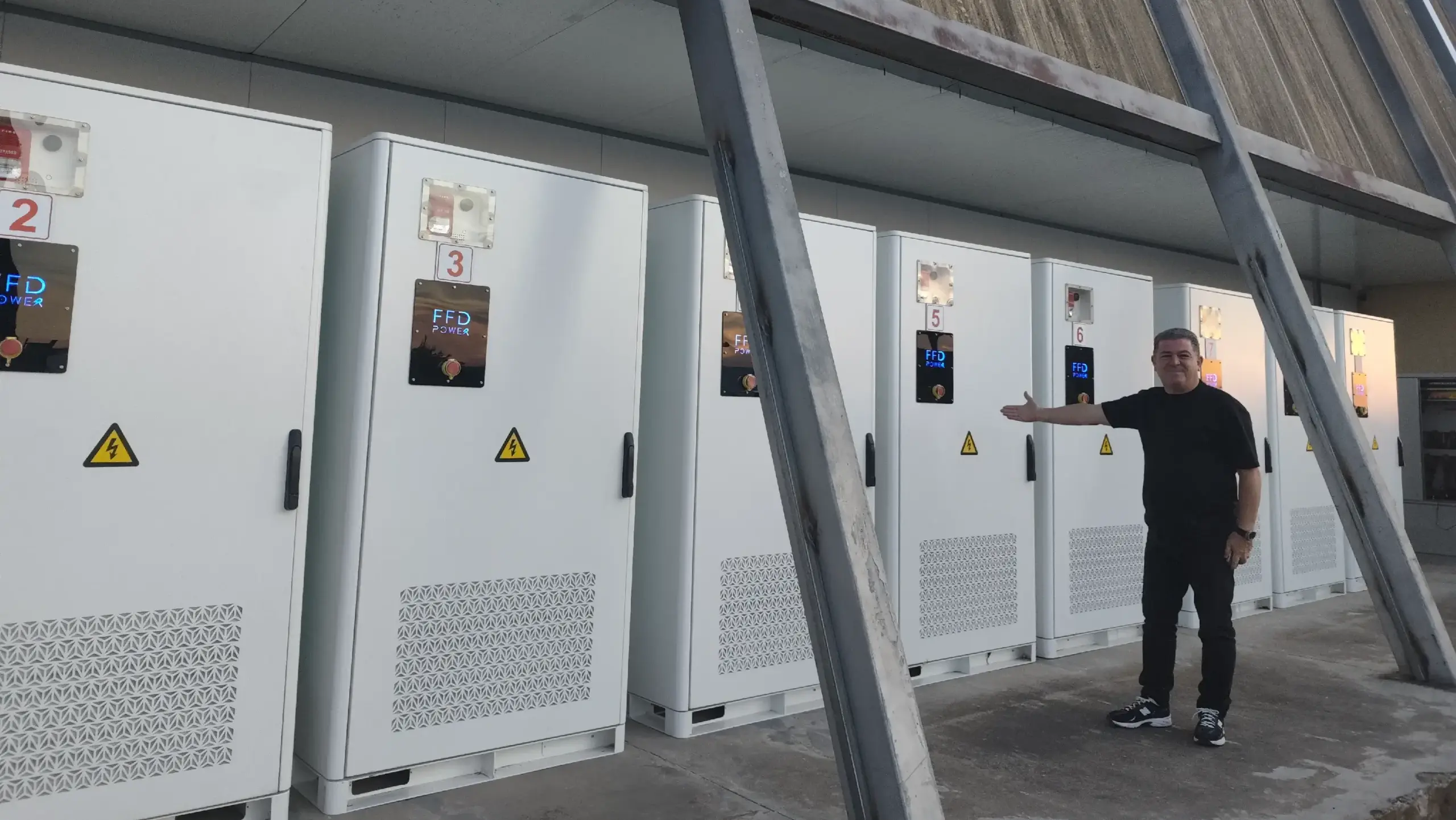 Dach-PV eines Supermarkts im Nahen Osten und 0,8MW/1,86MWh BESS für Eigenverbrauch mit EMS-Optimierung der zeitvariablen Nutzung