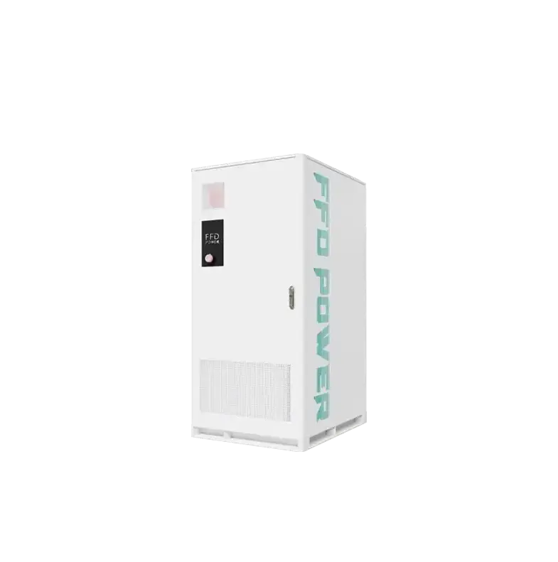 FFD Power Galaxy-Serie kompakter Energiespeicherschrank mit integrierter intelligenter Überwachung für kommerzielle Nutzung.